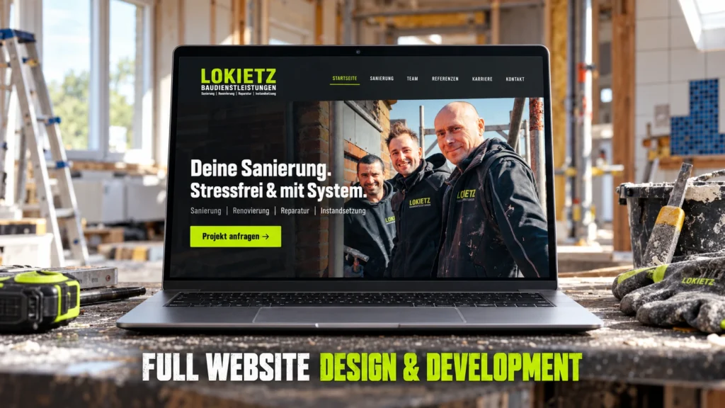 Lokietz Baudienstleistungen Website Design and Development