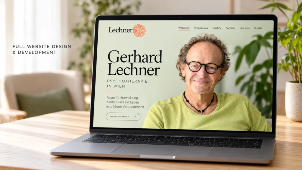 Mag. Gerhard Lechner – Psychotherapy Website Design & Development