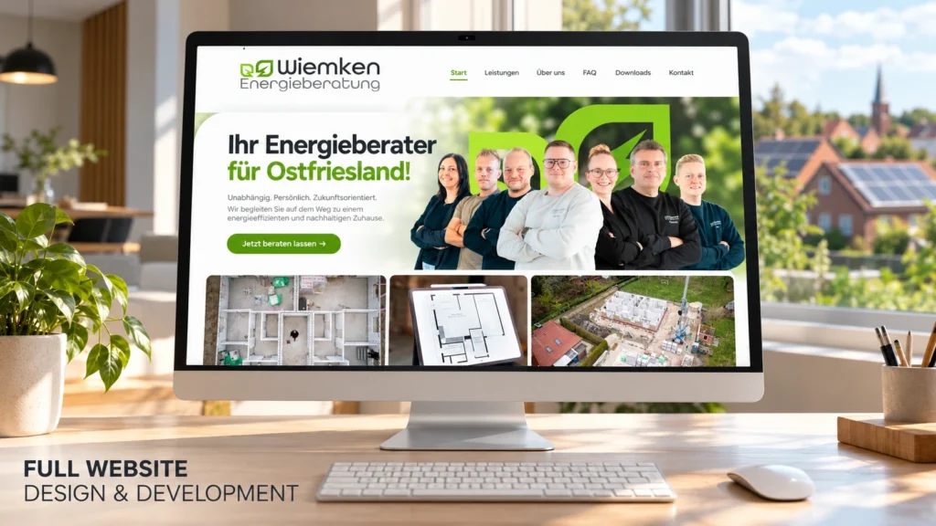 Wiemken Energieberatung Website Design & Development
