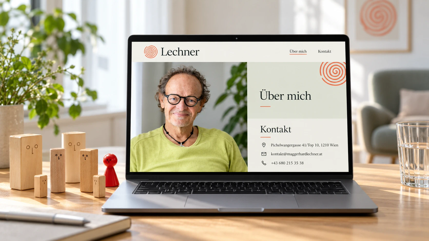 About and contact experience of the Mag. Gerhard Lechner psychotherapy website